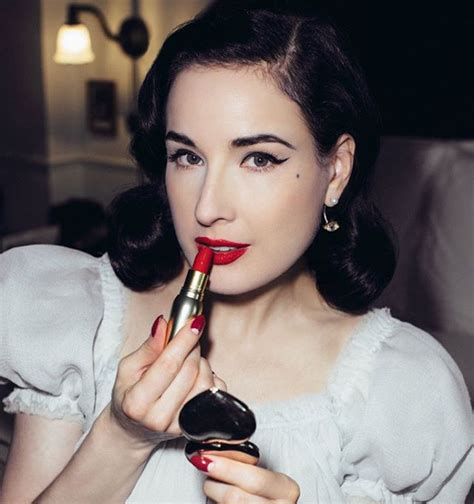 25 Beauty Lessons We’ve Learned from Dita Von Teese .